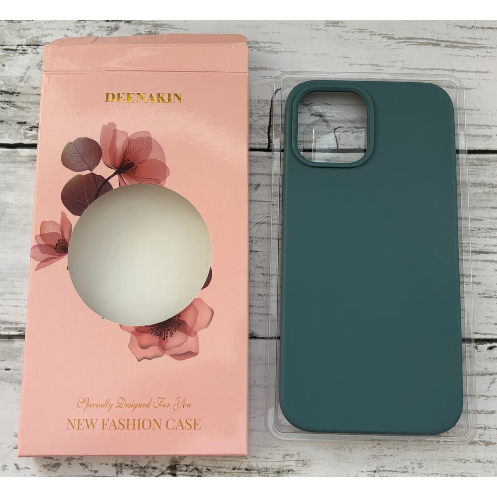 Deenakin Pacific Blue Soft Silicone w/Screen Protectors for iPhone 12 Pro Max